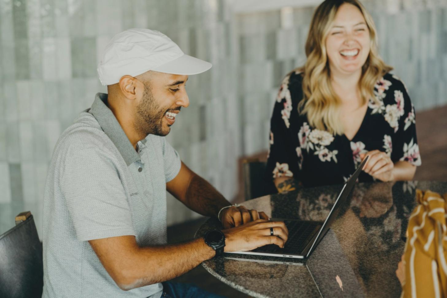 Student analyzing website performance metrics and SEO data